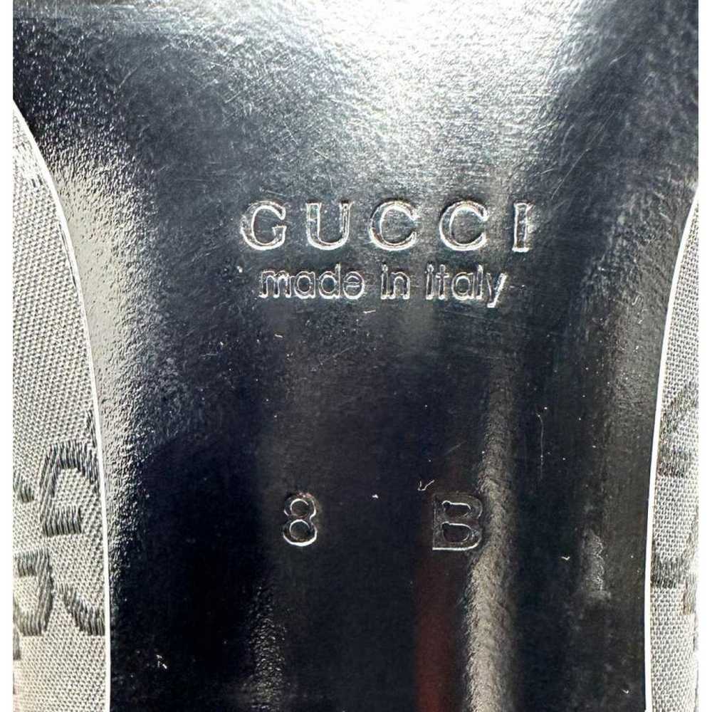 Gucci Double G cloth sandals - image 3