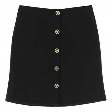Versace Wool mini skirt