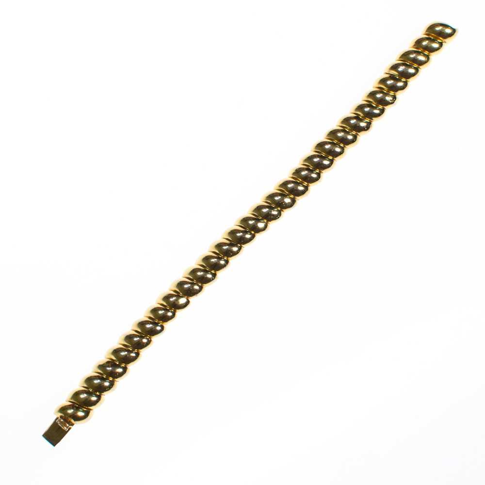 Ciner Gold Roller Bracelet - image 2