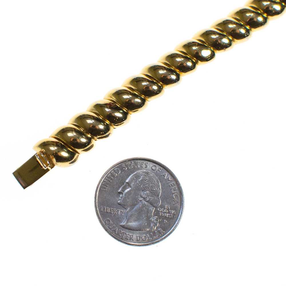 Ciner Gold Roller Bracelet - image 3