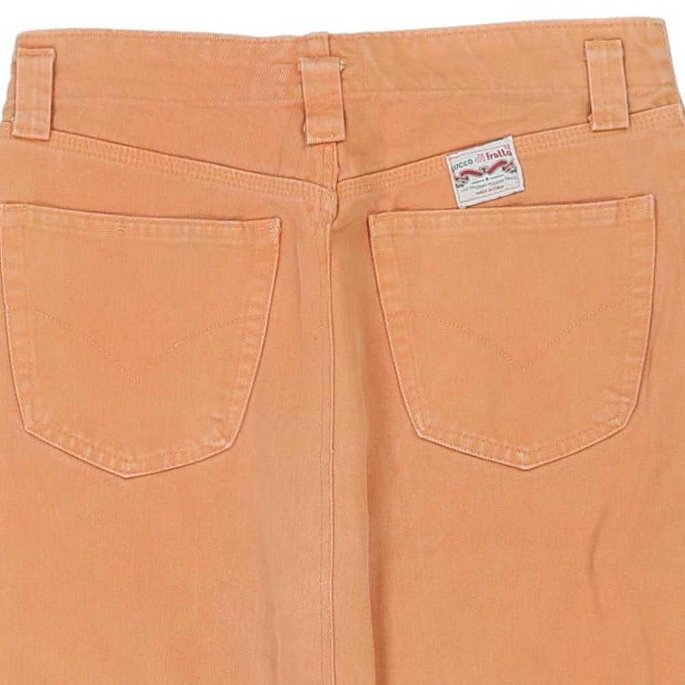 Succo Di Frutla Denim Shorts - 30W UK 10 Orange C… - image 5