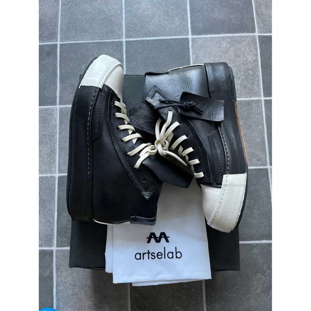 Artselab Leather high trainers - image 2