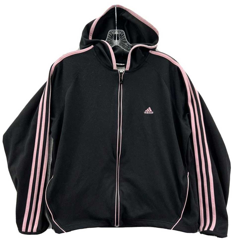 Adidas Adidas Jacket Womens Large Black Long Slee… - image 1