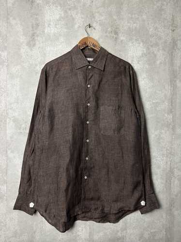 Loro Piana Loro Piana - Andrew button L/S Flax Shi