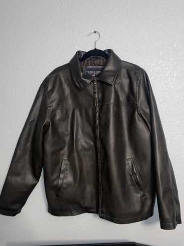 Us polo cheap brown leather jacket