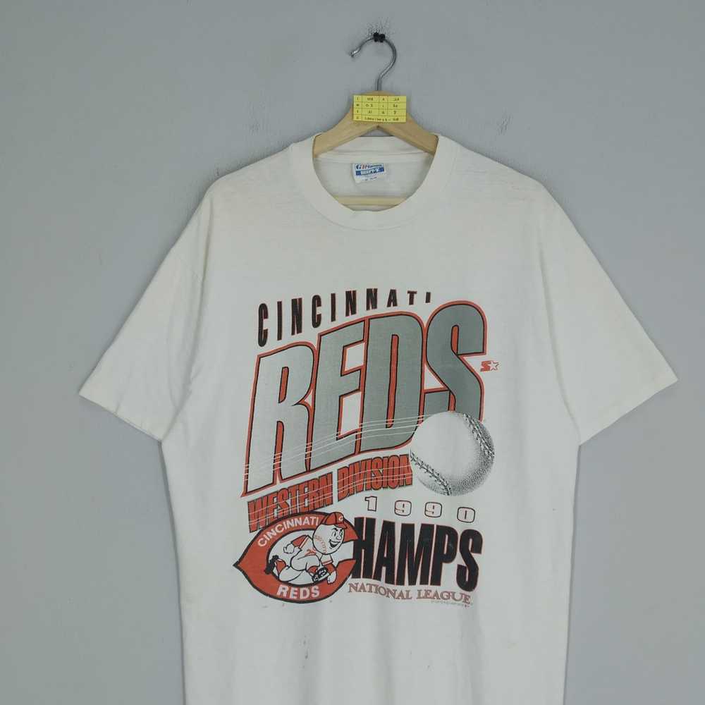 Hanes × MLB × Vintage Vintage 1990s Cincinnati Re… - image 3