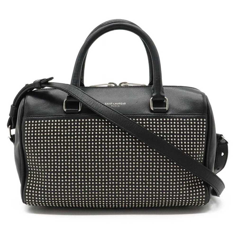 Yves Saint Laurent Yves Yves Saint Laurent Paris YSL Yves Baby Duffle Handbag 2WAY Shoulder Leather