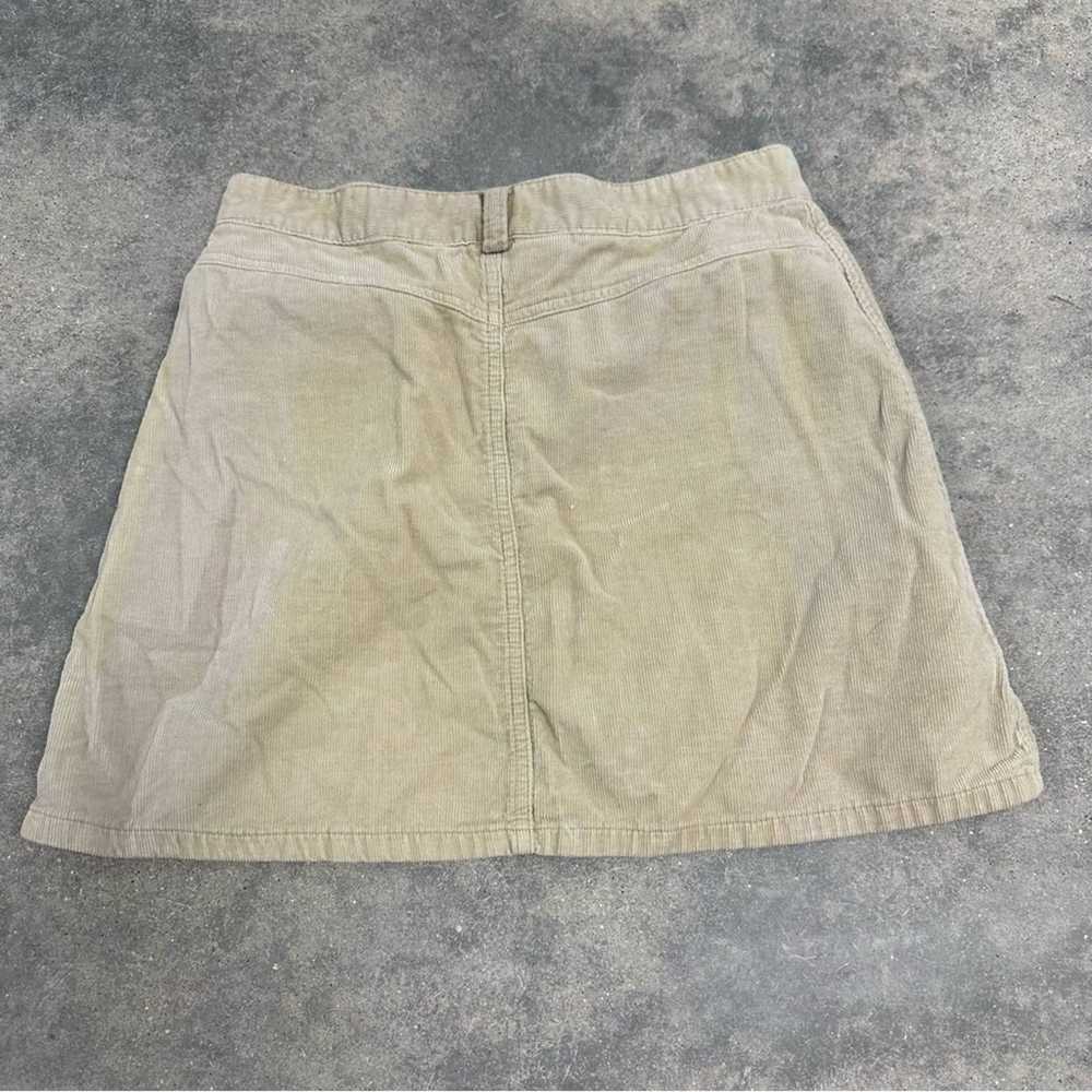 Vintage Vintage 90s Gap tan corduroy mini skirt 26 - image 4