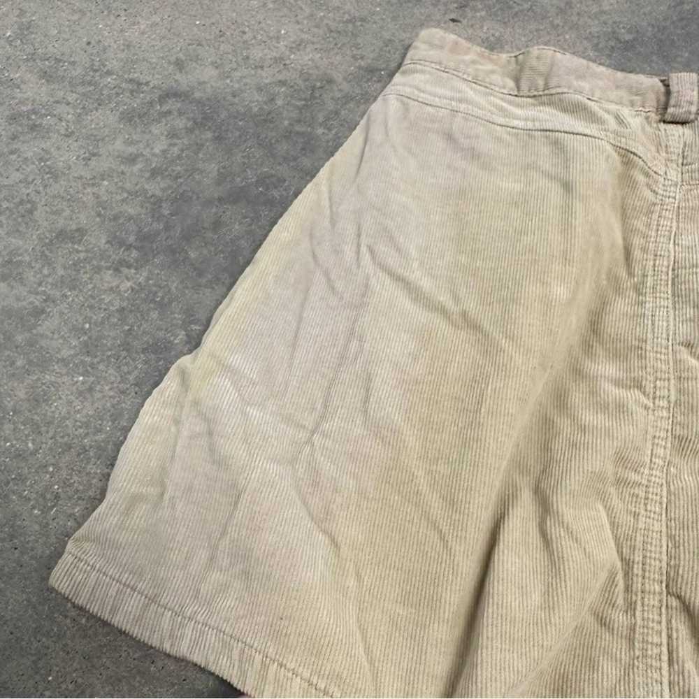 Vintage Vintage 90s Gap tan corduroy mini skirt 26 - image 5