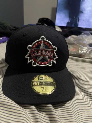Vintage Texas Rangers Baseball FINA sponsored Hat Cap Tan Khaki