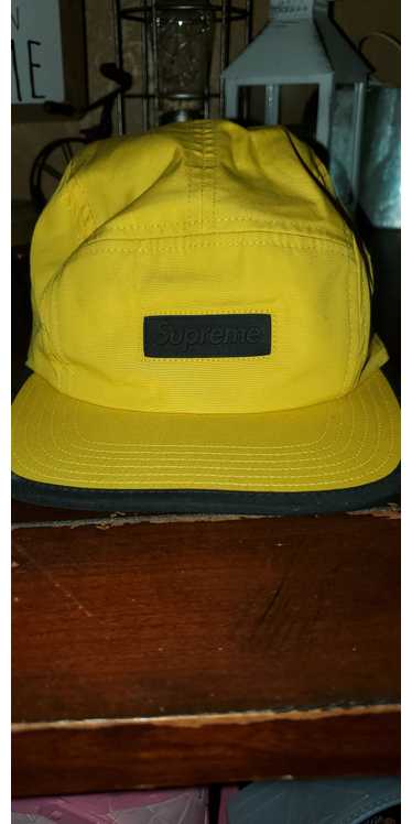 Supreme Supreme Yellow Rubber Logo Hat