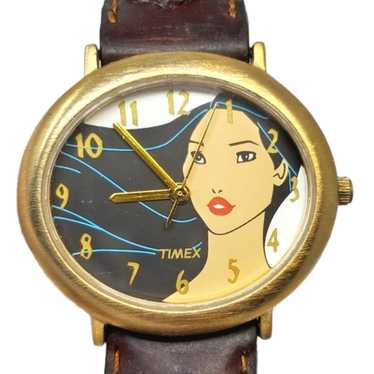 1990s Timex Disney Alice in Wonderland Watch Vintage Womens Disney Alice  and White Rabbit Watch 