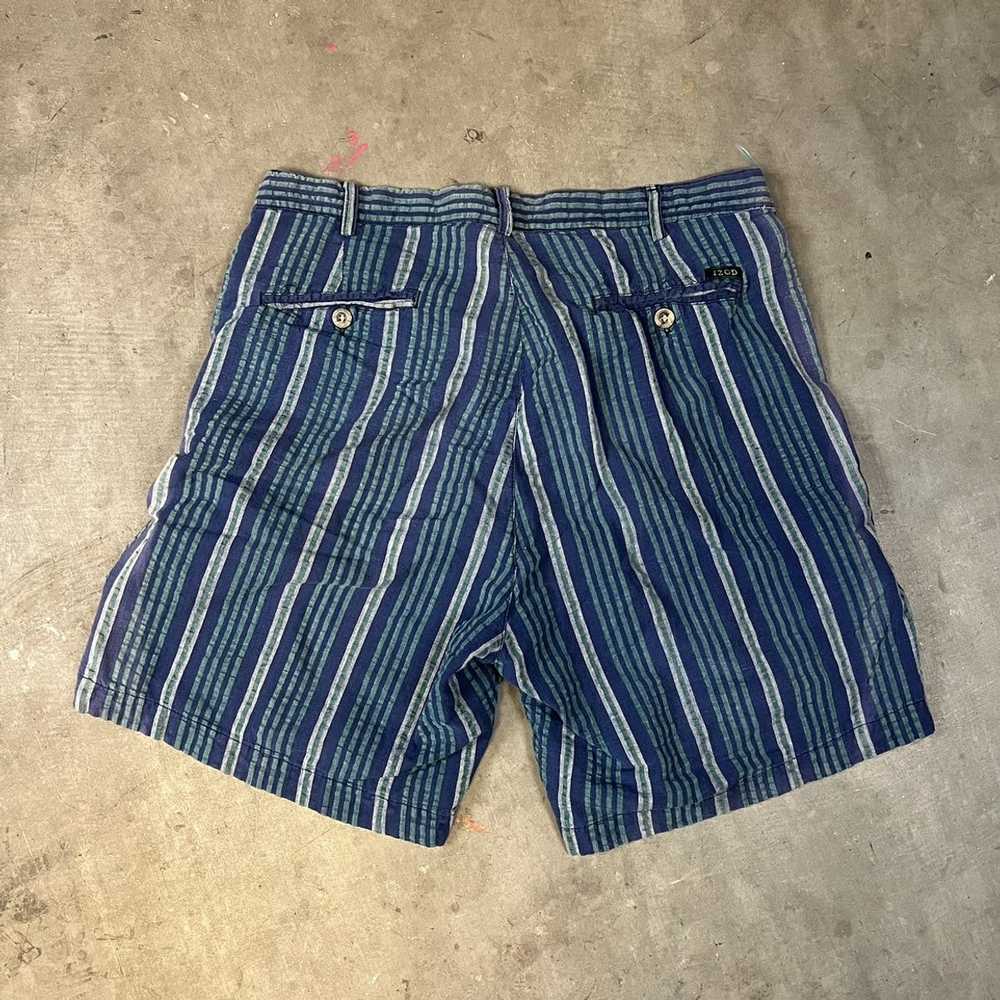 Izod × Vintage Vintage 90s Era Striped Izod Shorts - image 3