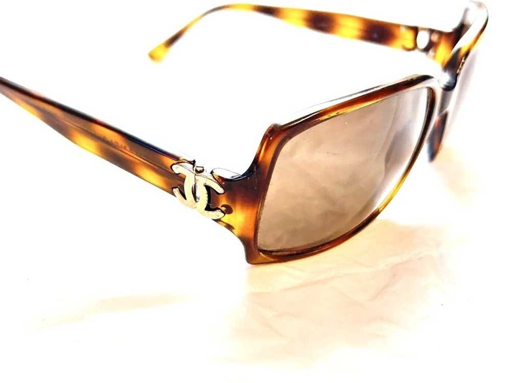 Chanel CHANEL CC Logo Sunglasses 5030 Tortoise Re… - image 1