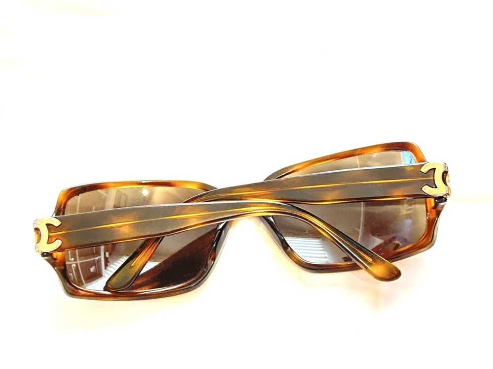 Chanel CHANEL CC Logo Sunglasses 5030 Tortoise Re… - image 3