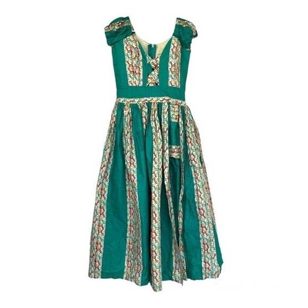 Other JAVA TRADITIONAL TRIBAL GREEN DRESS - image 1