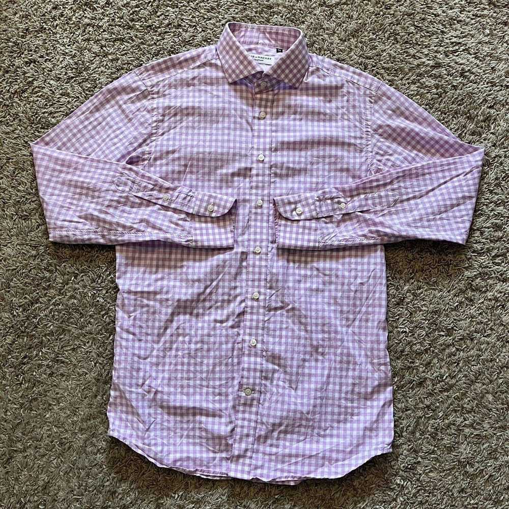 Handmade × Spier And Mackay Slim Fit Pink Checker… - image 3