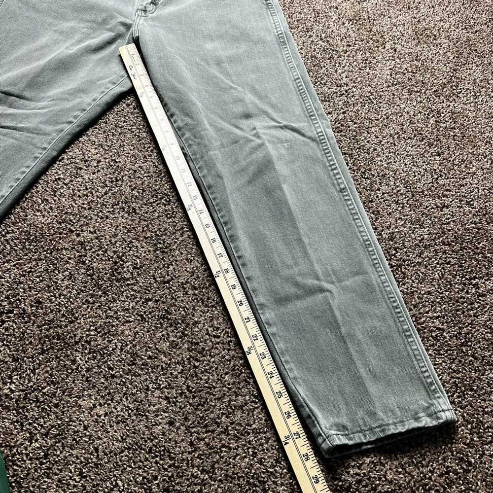 Vintage × Wrangler Wrangler Green Denim Size 32x3… - image 6