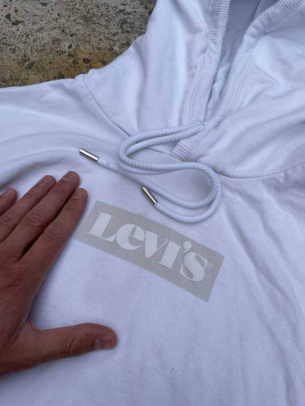 Levi's × Streetwear Levi’s basic center logo hood… - image 3