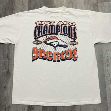 Vintage 90s Denver Broncos Super Bowl XXXII Champions NFL Football t-shirt  NF This t-shirt is Made To Order