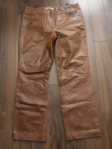 Tommy Hilfiger Tommy Hilfiger Pants 100% Leather … - image 1