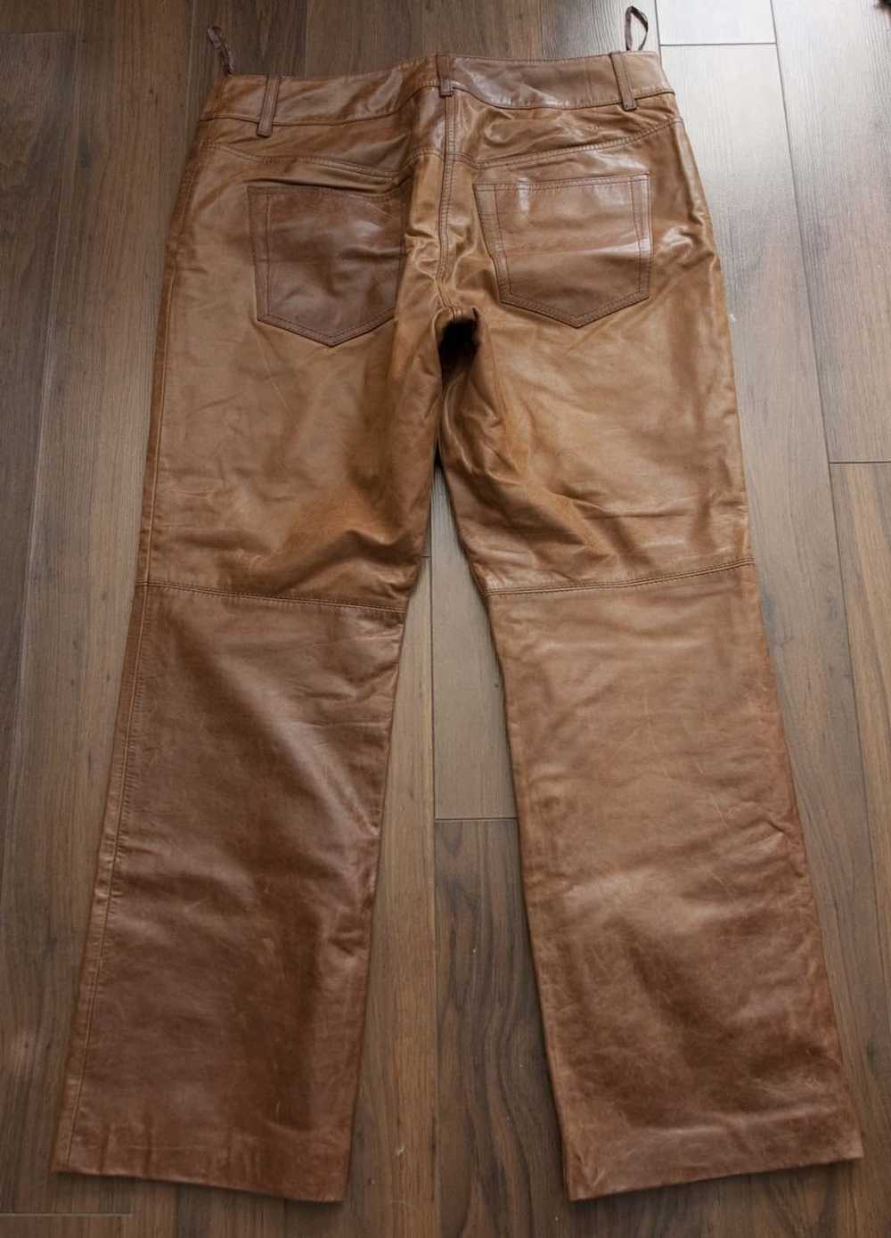 Tommy Hilfiger Tommy Hilfiger Pants 100% Leather … - image 2