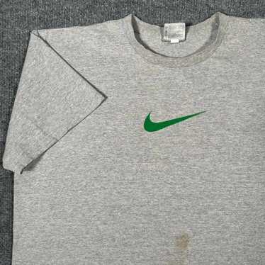 Nike Sports Camp T Shirt Swoosh White Cotton Mens Size L 