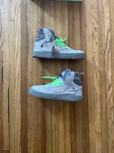 Off White Off-White c/o Virgil Abloh Off Green Court Low Sneakers in  Multicolor Suede Multiple colors ref.570833 - Joli Closet