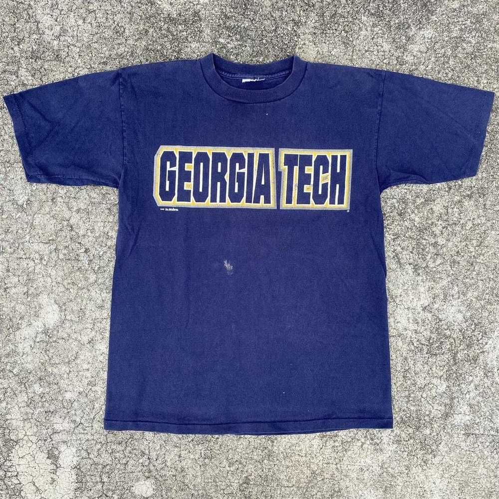 Vintage VINTAGE 1992 GEORGIA TECH T SHIRT - image 1