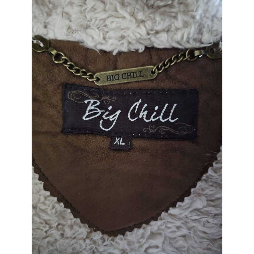 Other Big Chill Faux Suede Faux Fur Hooded Jacket… - image 5