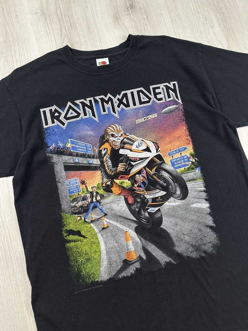 Band Tees × Iron Maiden × Vintage Vintage Iron Ma… - image 3