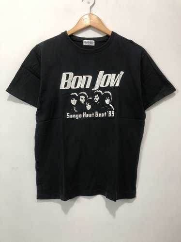 Band Tees × Vintage Vintage Bon Jovi Sanyo Heat Be
