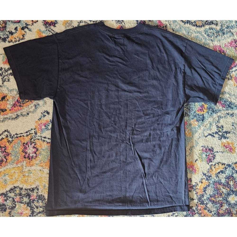Athletic Works Mens Large 100% Cotton Navy T-Shir… - image 3