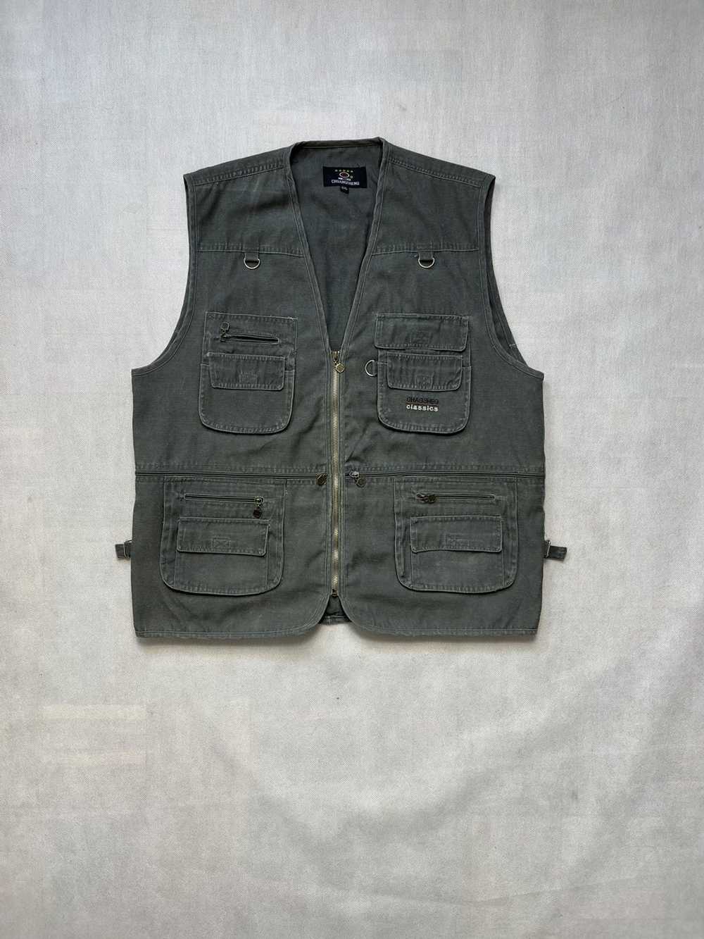 Military × Vintage Vintage vest multi pocket army… - image 1