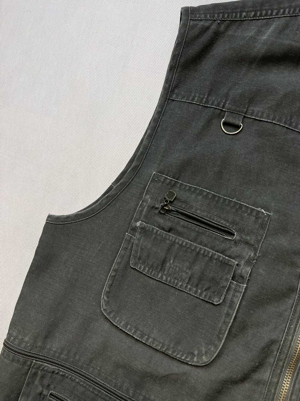 Military × Vintage Vintage vest multi pocket army… - image 4