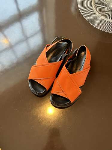 Marni Marni Leather Slingback Sandals