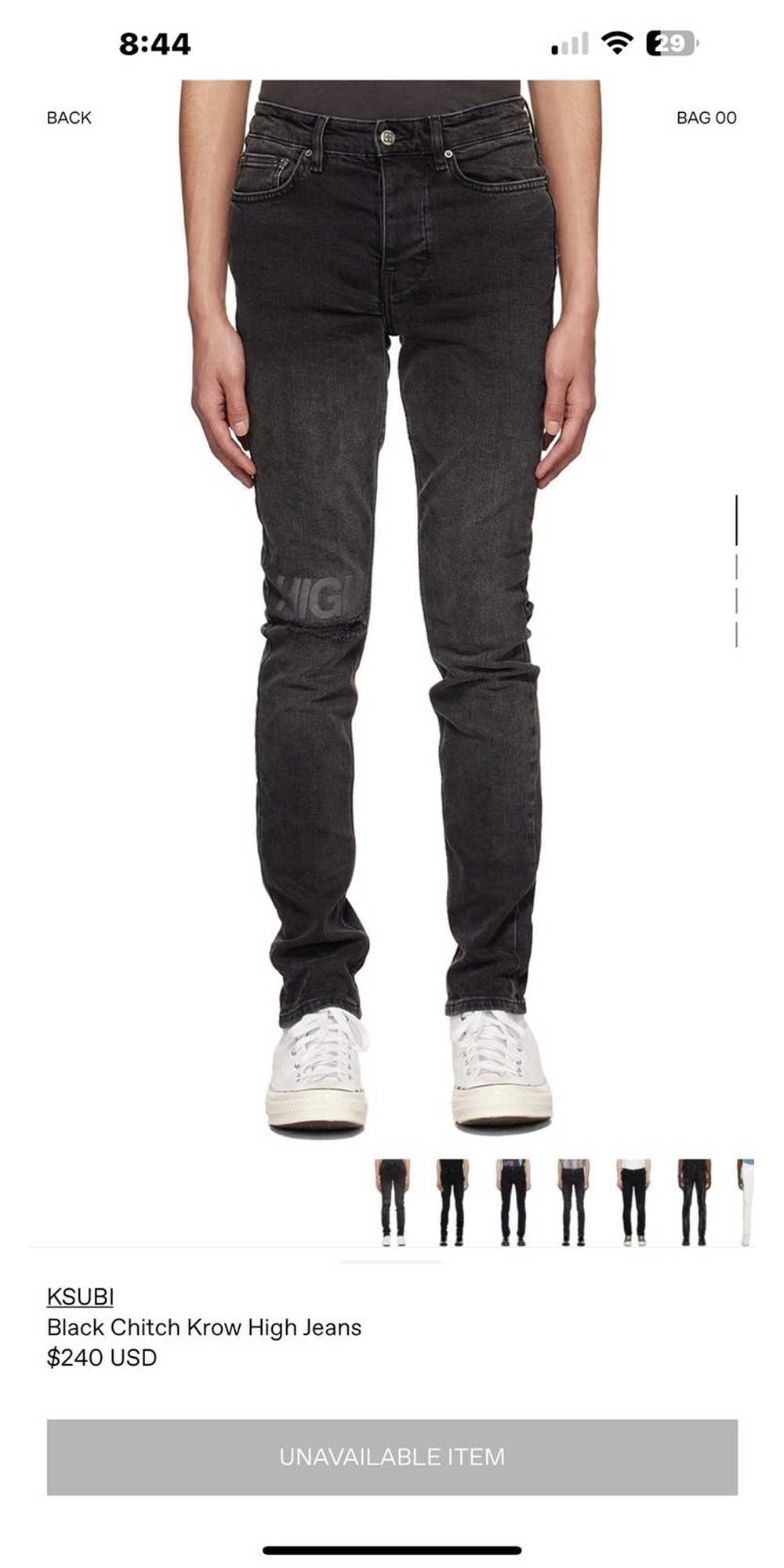 Ksubi Ksubi Black Chitch Krow High Jeans - image 9