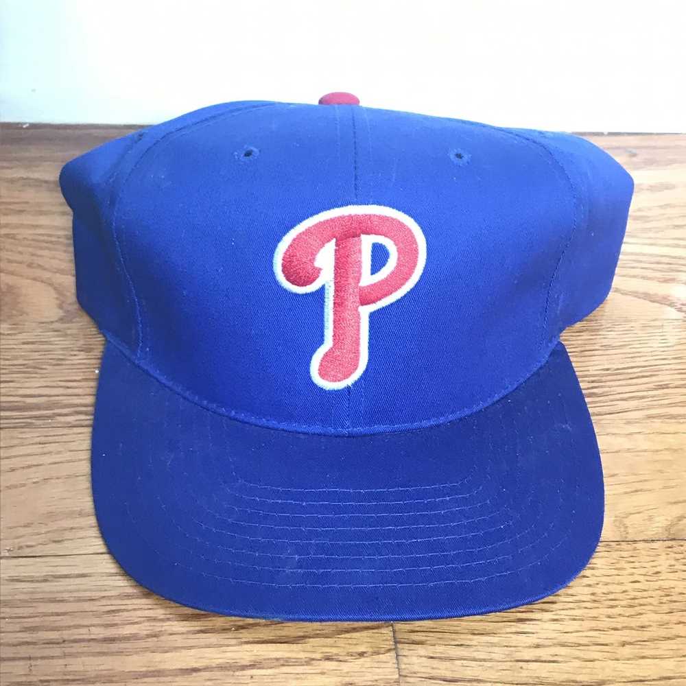 MLB VTG Philadelphia Phillies Blue Baseball Cap H… - image 8