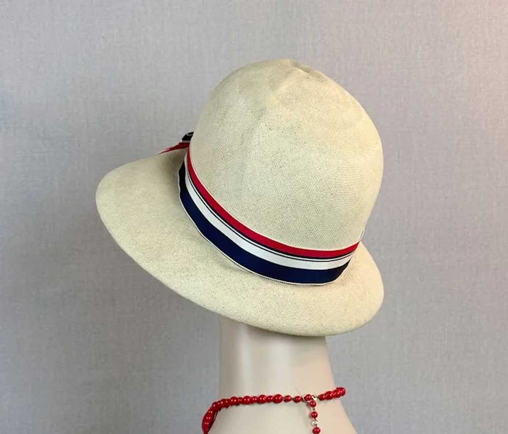60s Beige Straw Safari Style Hat by Mr. Vito - image 10