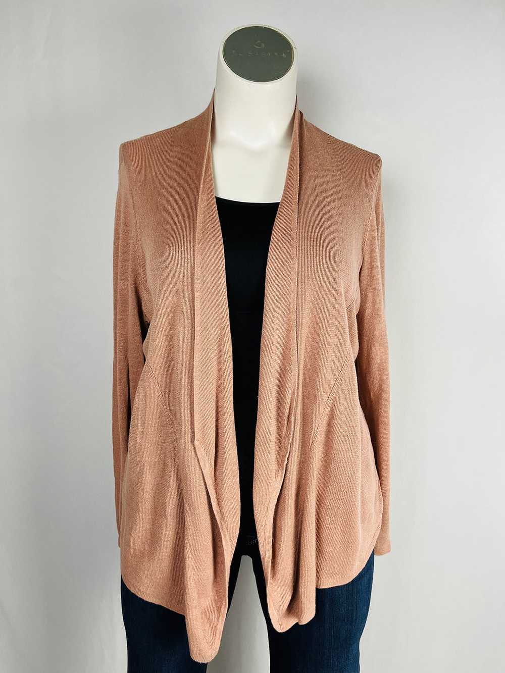 Eileen Fisher Size 1X (18) Dusty Rose Cardigan Sw… - image 1