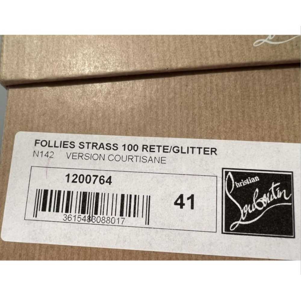 Christian Louboutin Follies Strass glitter heels - image 6