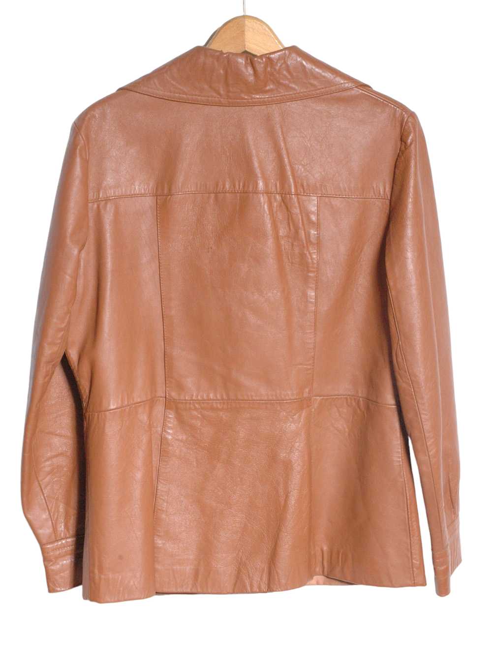 Vintage 1970’s English Lady Leather Jacket | Size… - image 2