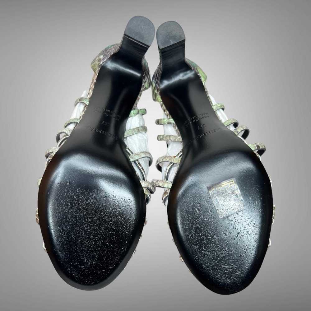 Hermès Python sandal - image 10