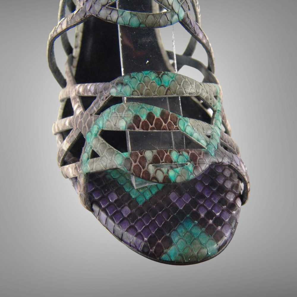 Hermès Python sandal - image 12