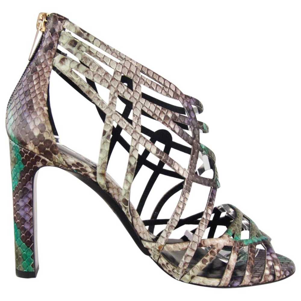 Hermès Python sandal - image 1
