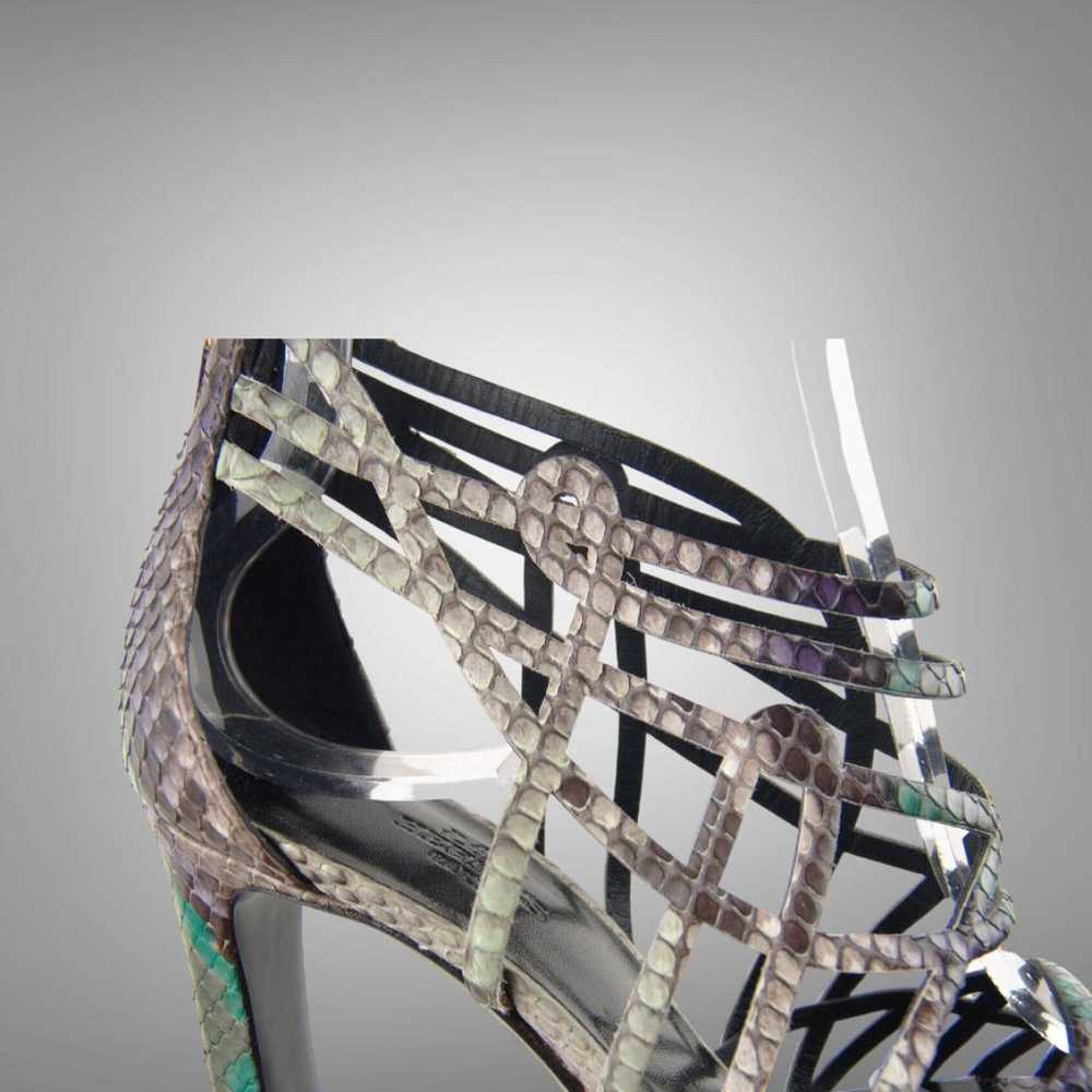 Hermès Python sandal - image 2