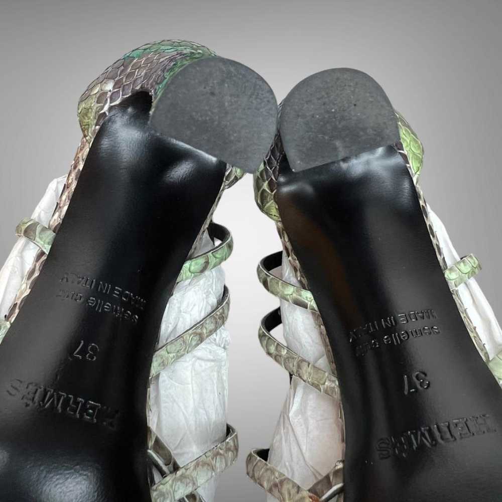 Hermès Python sandal - image 4