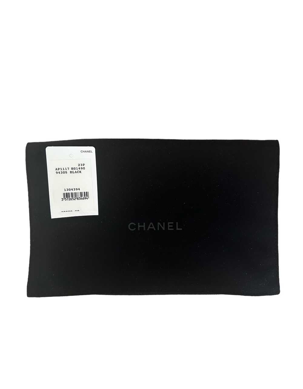 Chanel 2023 Black Caviar Boy Wallet on Chain WOC … - image 10