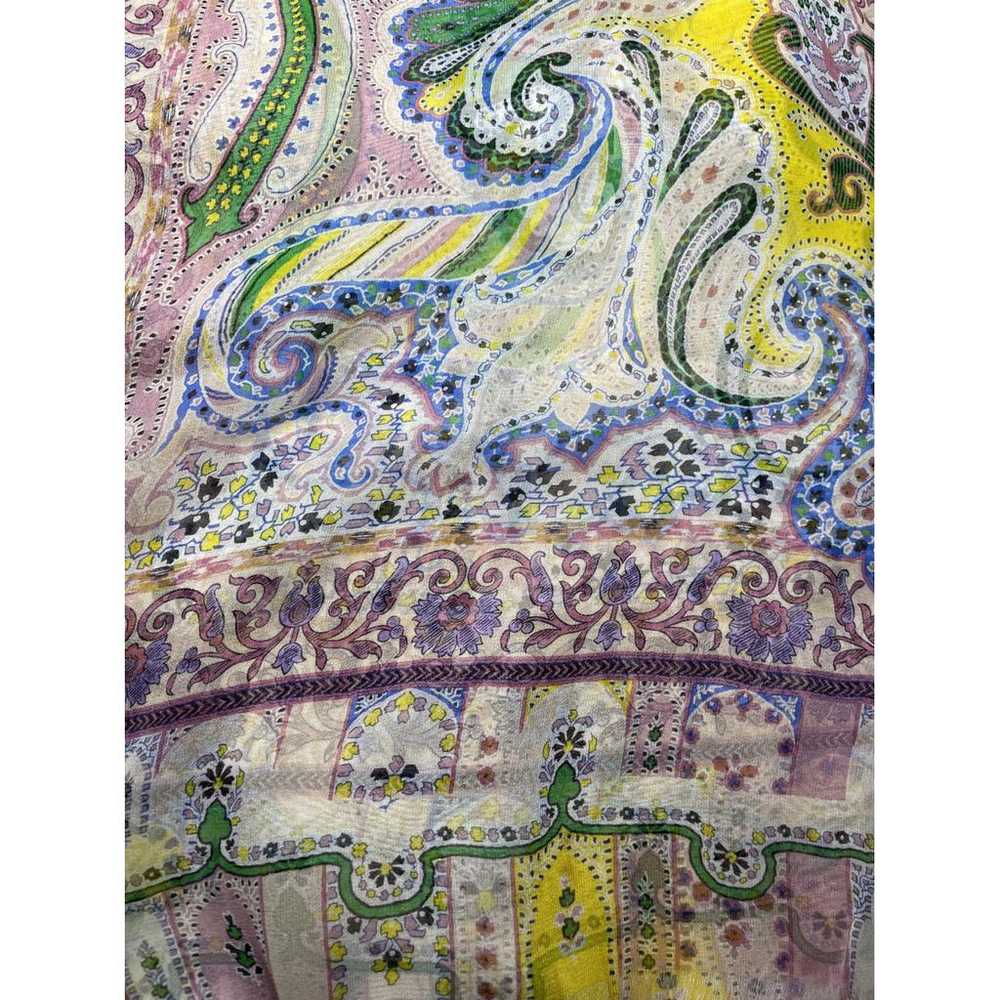 Etro Silk scarf - image 11