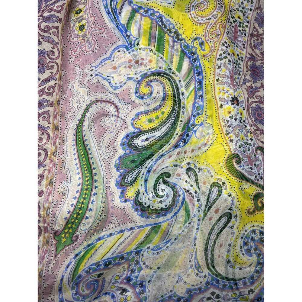 Etro Silk scarf - image 12